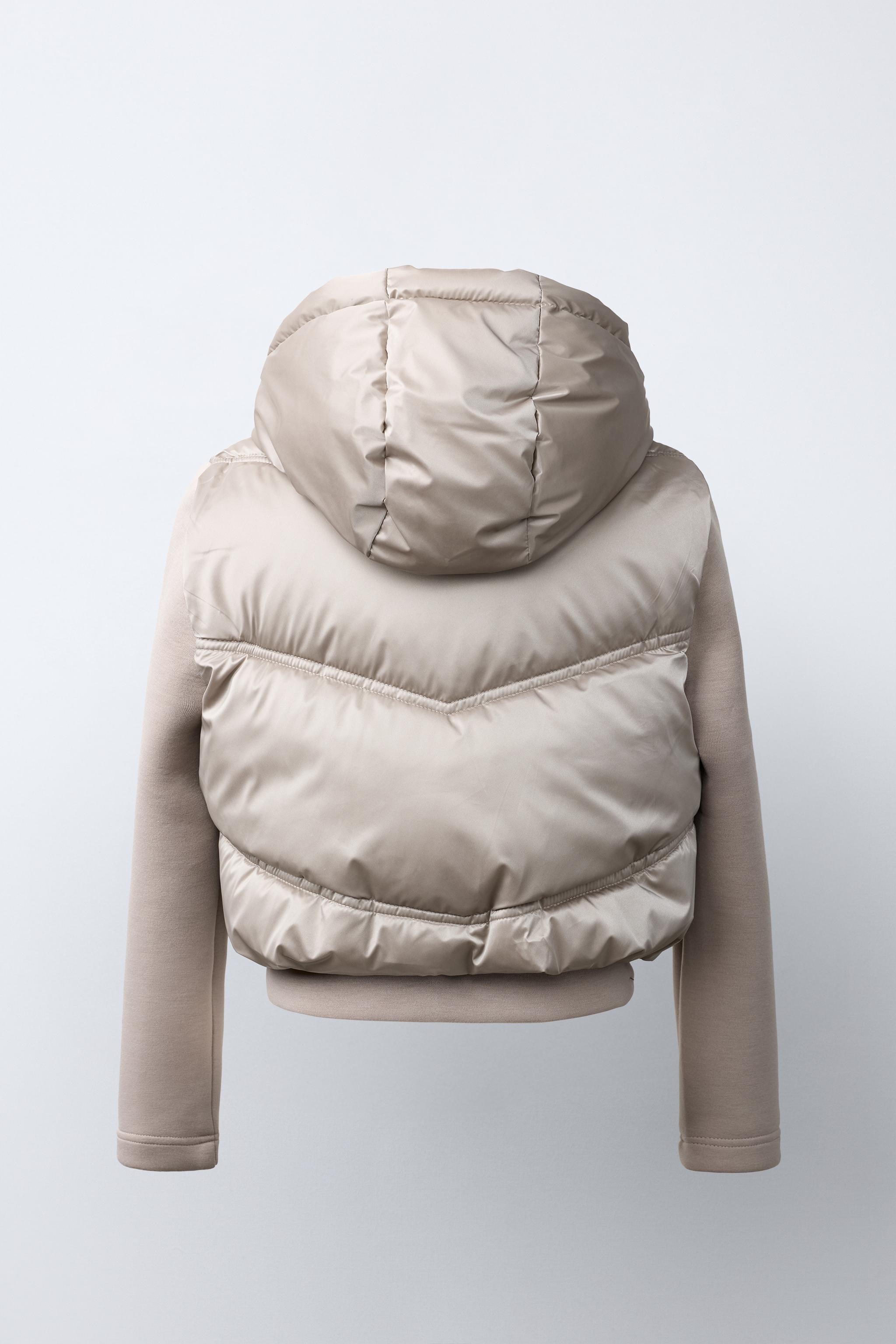 BLOUSON REMBOURRÉ BIMATIÈRE À CAPUCHE